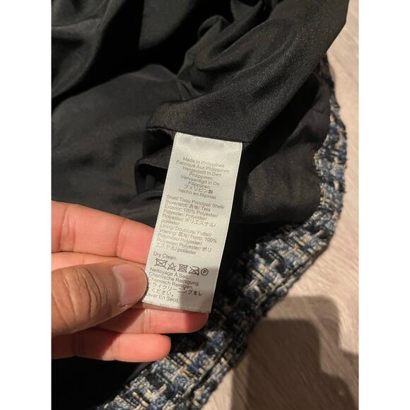 J.Crew - Tweed shift dress / 4 / blue - Picture 7 of 9